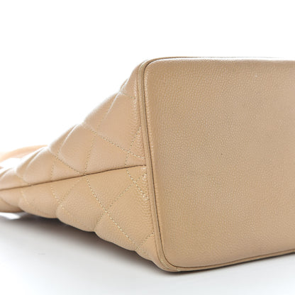 Chanel Caviar Quilted Medallion Tote Beige 5 of 10