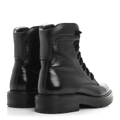 Saint Laurent Calfskin William Double-Laced Boot 35 Black 5 of 14