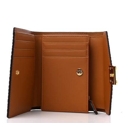 MCM Visetos Compact Wallet Cognac 5 of 8