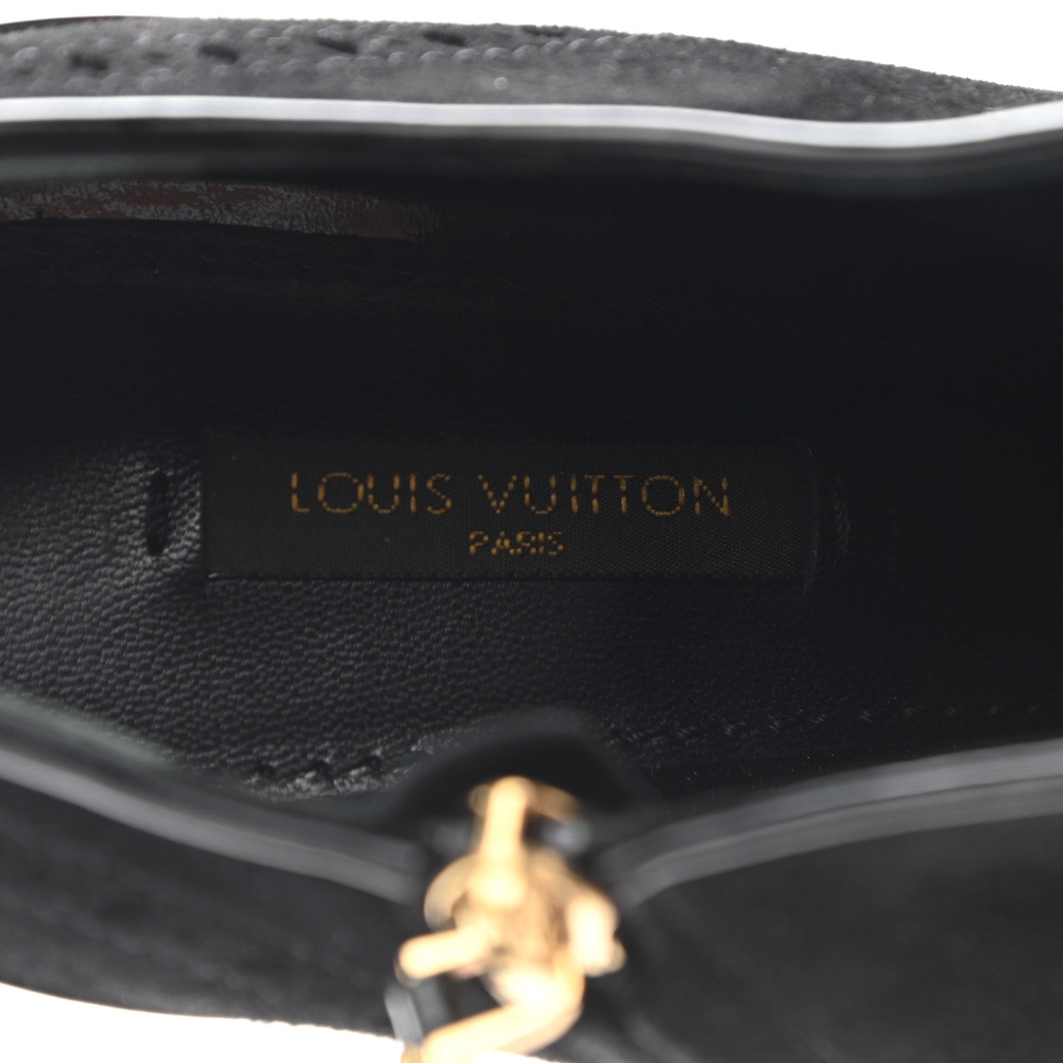 Louis Vuitton Patent Suede Cap Toe Mia Low Boots 38.5 Black 7 of 9