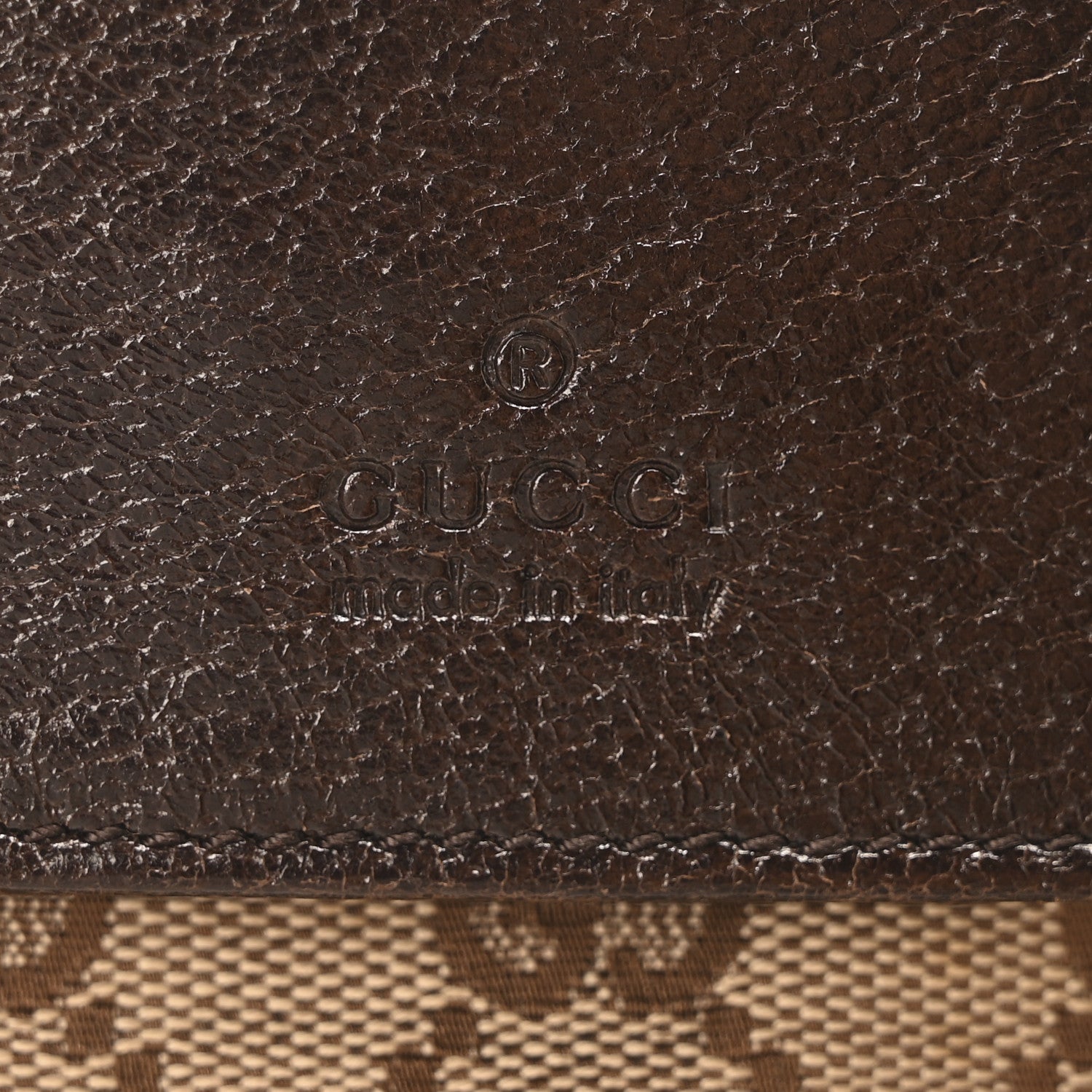 Gucci GG Monogram Double Pocket Belt Bag Dark Brown 6 of 10
