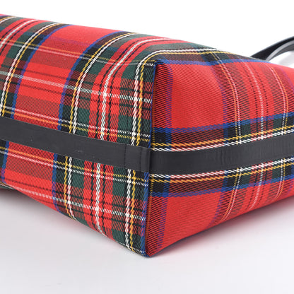 Burberry Vintage Check Medium The Giant Reversible Tote Antique Yellow Bright Red 16 of 16