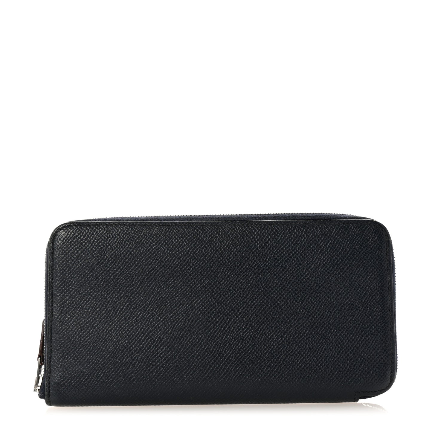 Epsom Silk'In Wallet Bleu Indigo Rouge De Coeur