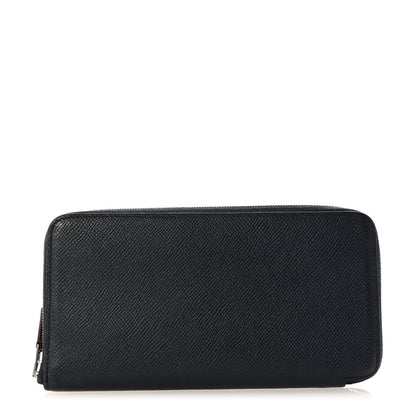 Hermes Epsom Silk'In Wallet Bleu Indigo Rouge De Coeur 1 of 6