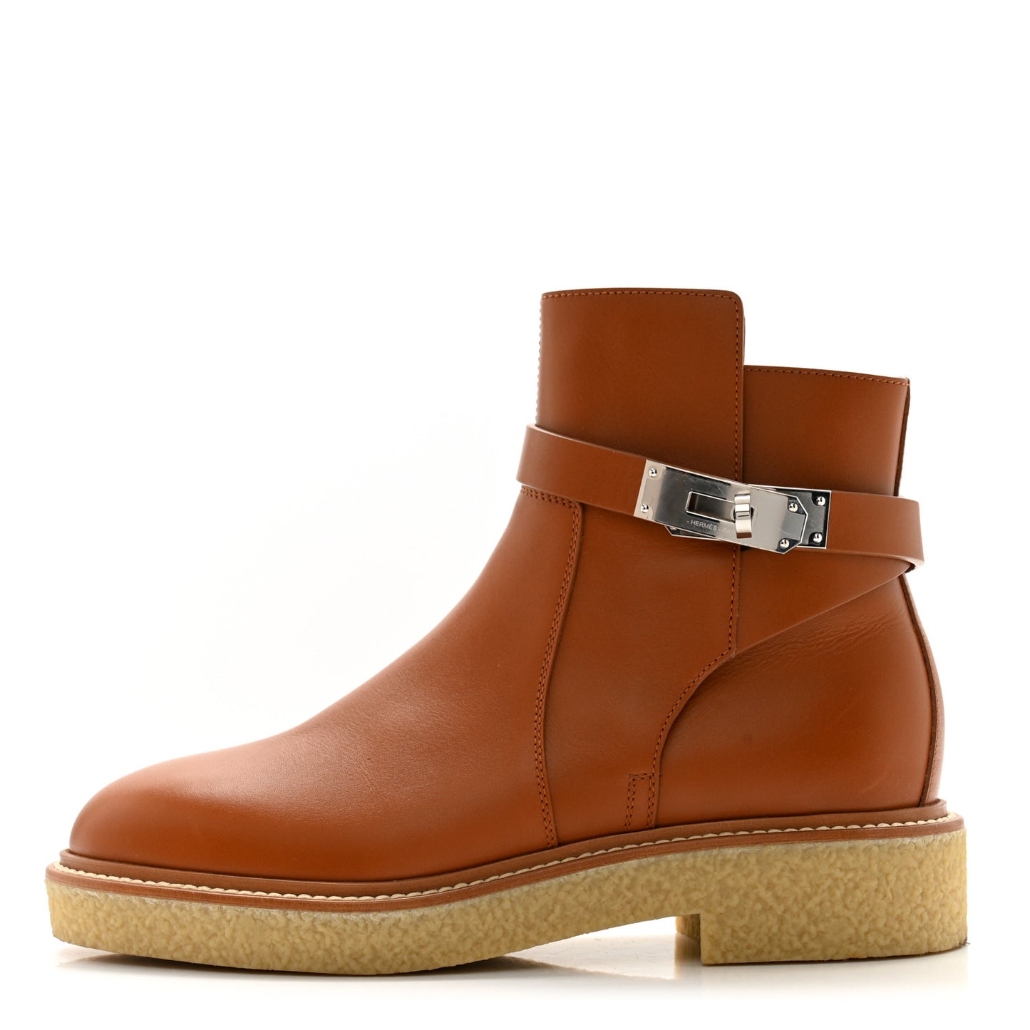 Heritage Calfskin History Ankle Boots 35.5 Naturel