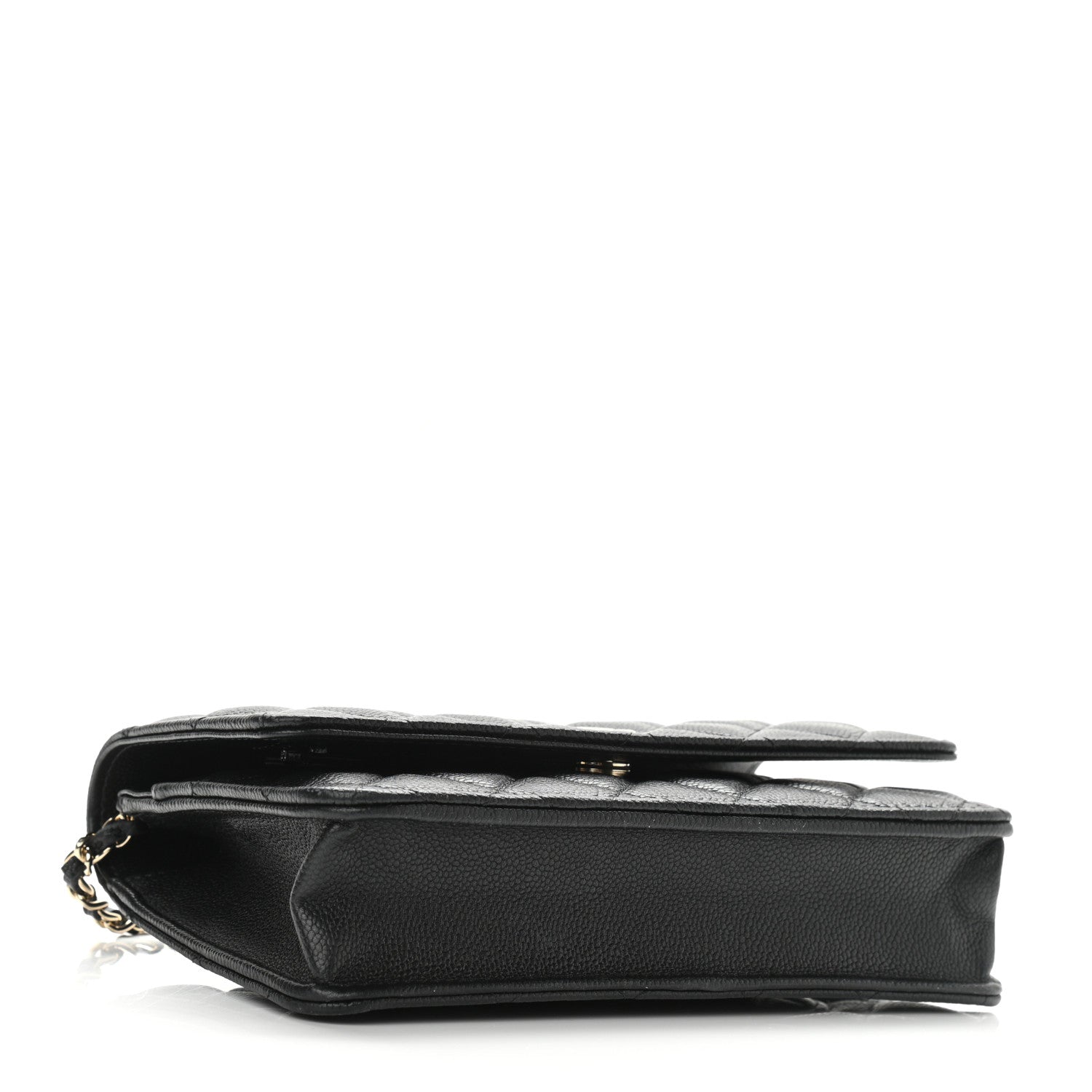 Chanel Caviar Quilted Tiny CC Wallet On Chain WOC Black 4 of 11