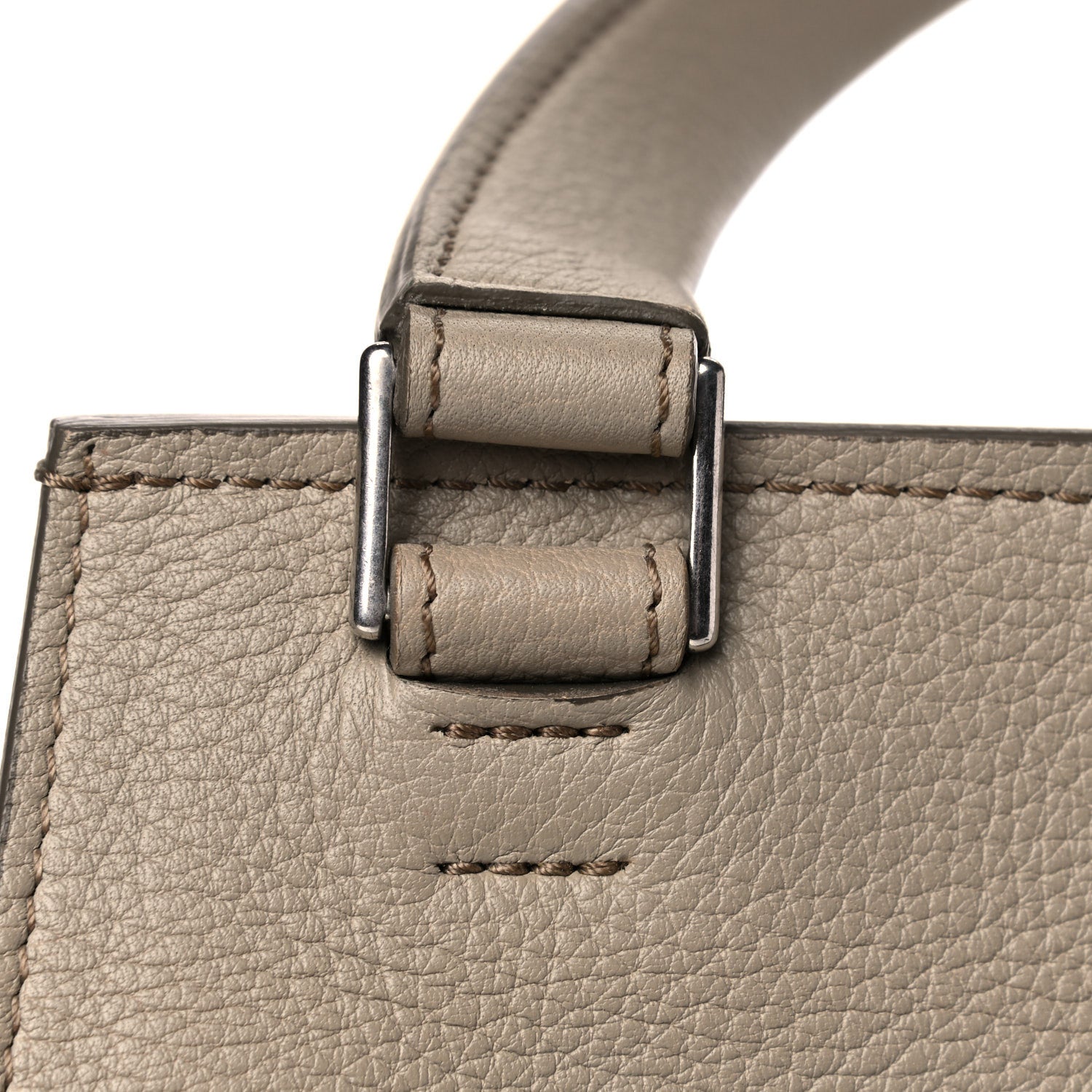 Celine Crisped Calfskin Medium Edge Shoulder Bag Light Taupe 17 of 18