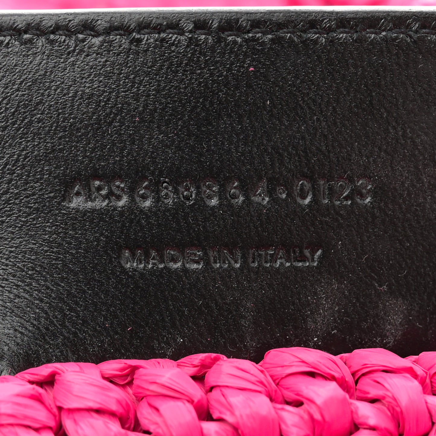Raffia Rive Gauche Tote Pink