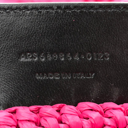 Saint Laurent Raffia Rive Gauche Tote Pink 7 of 10