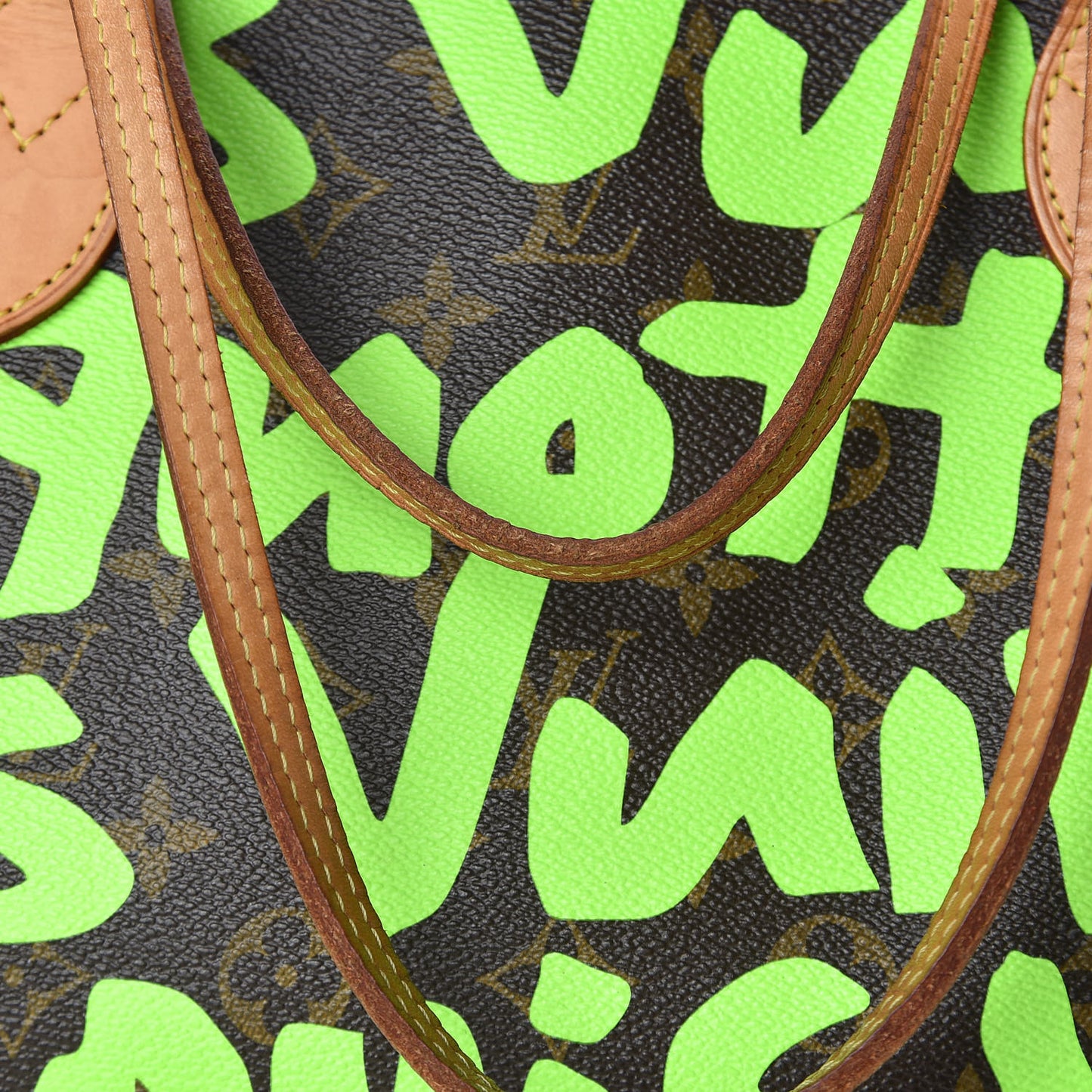Monogram Graffiti Neverfull GM Green
