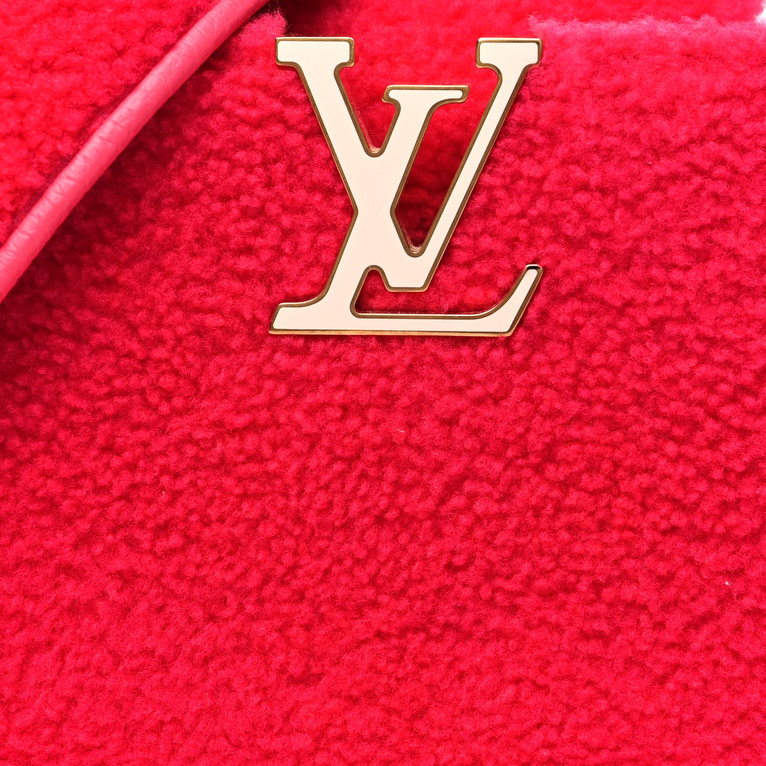 Louis Vuitton Shearling Calfskin Capucines Mini Pink 7 of 9