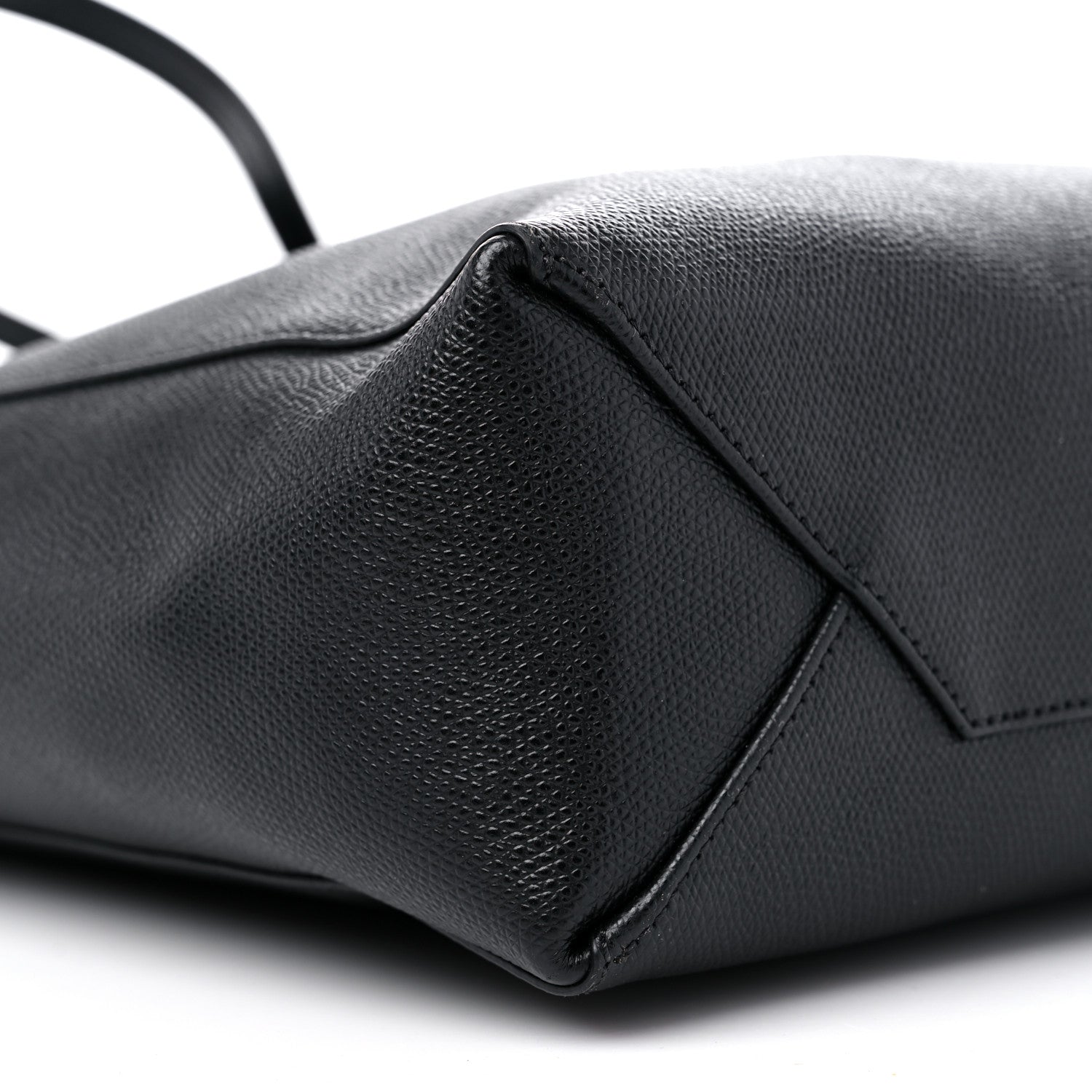 Celine Grained Calfskin Small Vertical Cabas Black 7 of 11