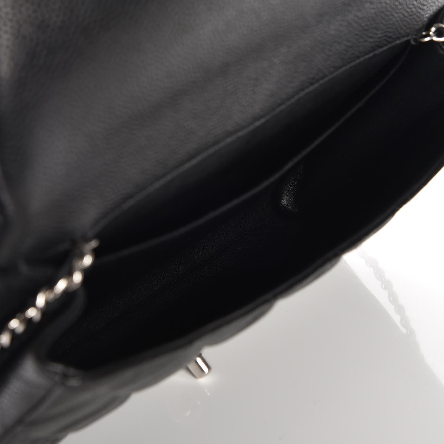 Chanel Caviar Quilted Clutch With Chain Flap Black 5 of 8