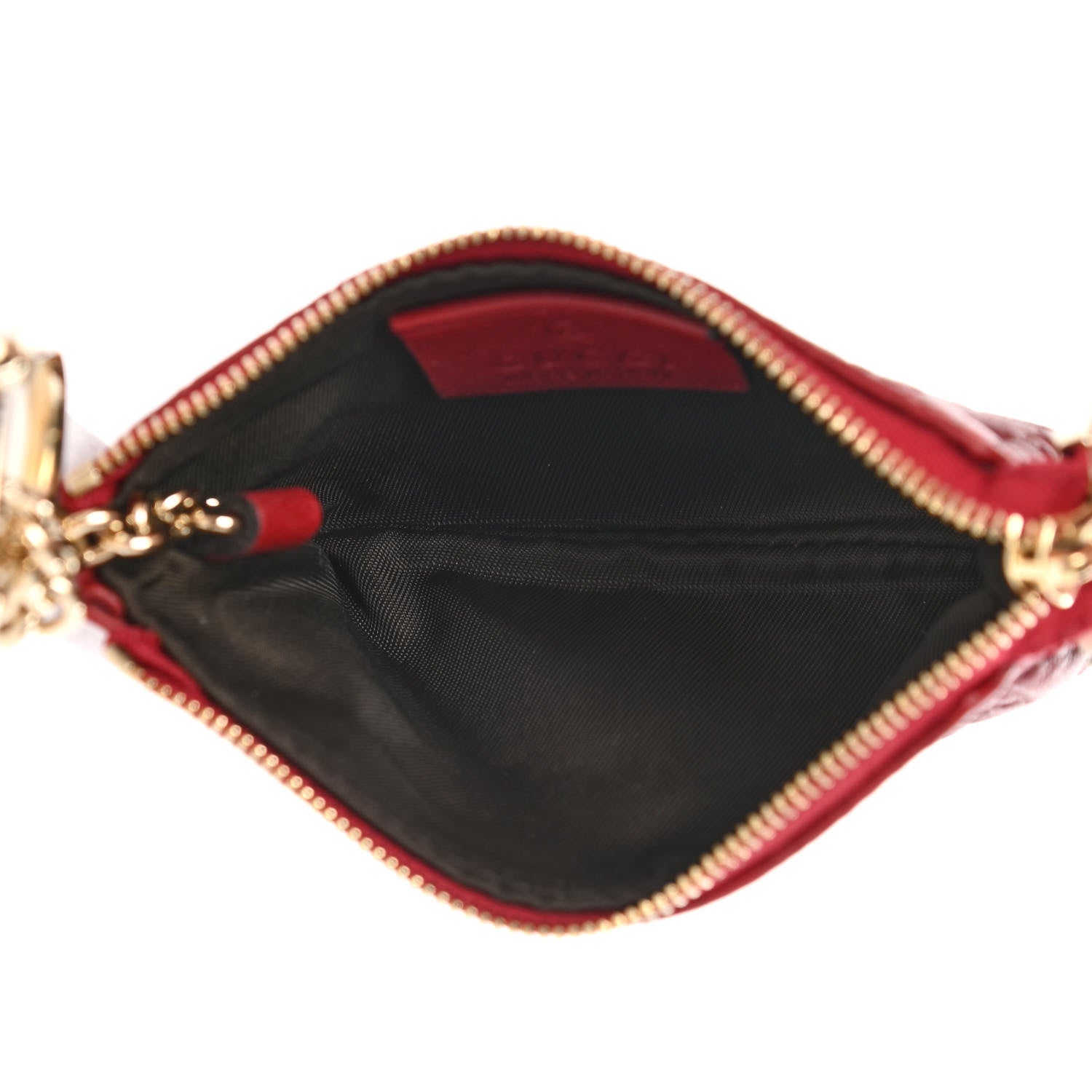 Gucci Microguccissima Key Case Hibiscus Red 5 of 9