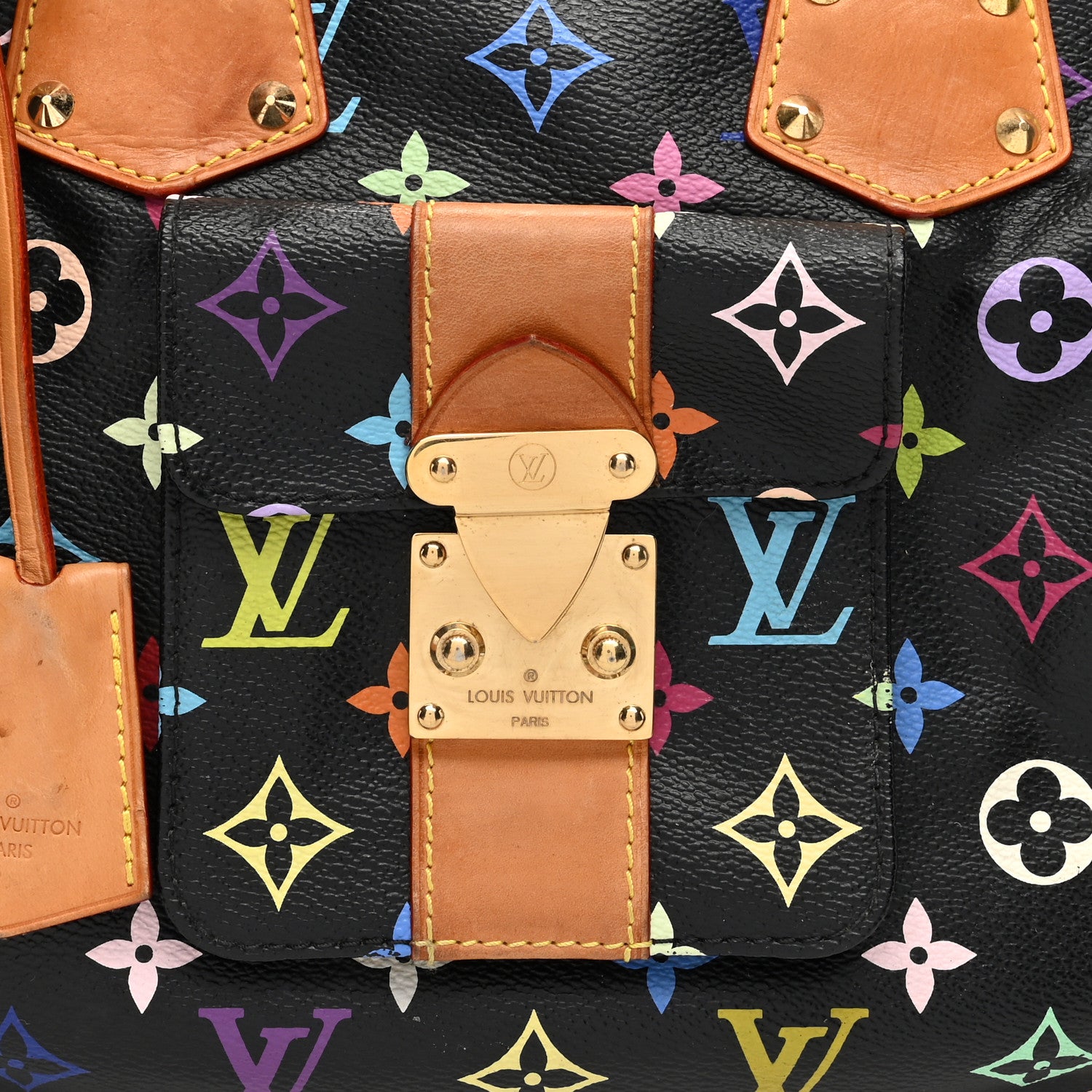 Louis Vuitton Monogram Multicolor Speedy 30 Black 7 of 16