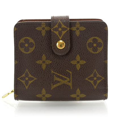 Louis Vuitton Monogram Compact Zippe Zipped Wallet 1 of 8