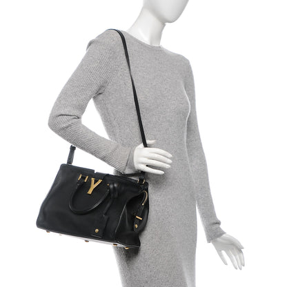 Saint Laurent Calfskin Small Classic Y Cabas Black 2 of 7