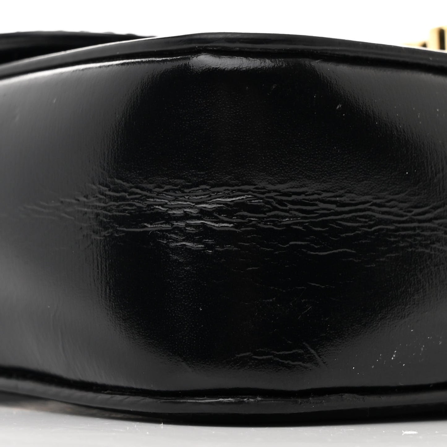 Shiny Calfskin Nano Triomphe Black