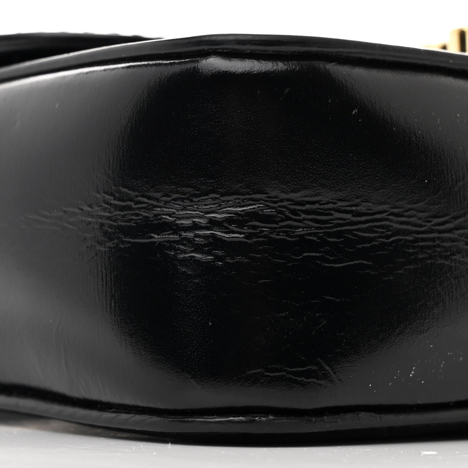 Celine Shiny Calfskin Nano Triomphe Black 10 of 11