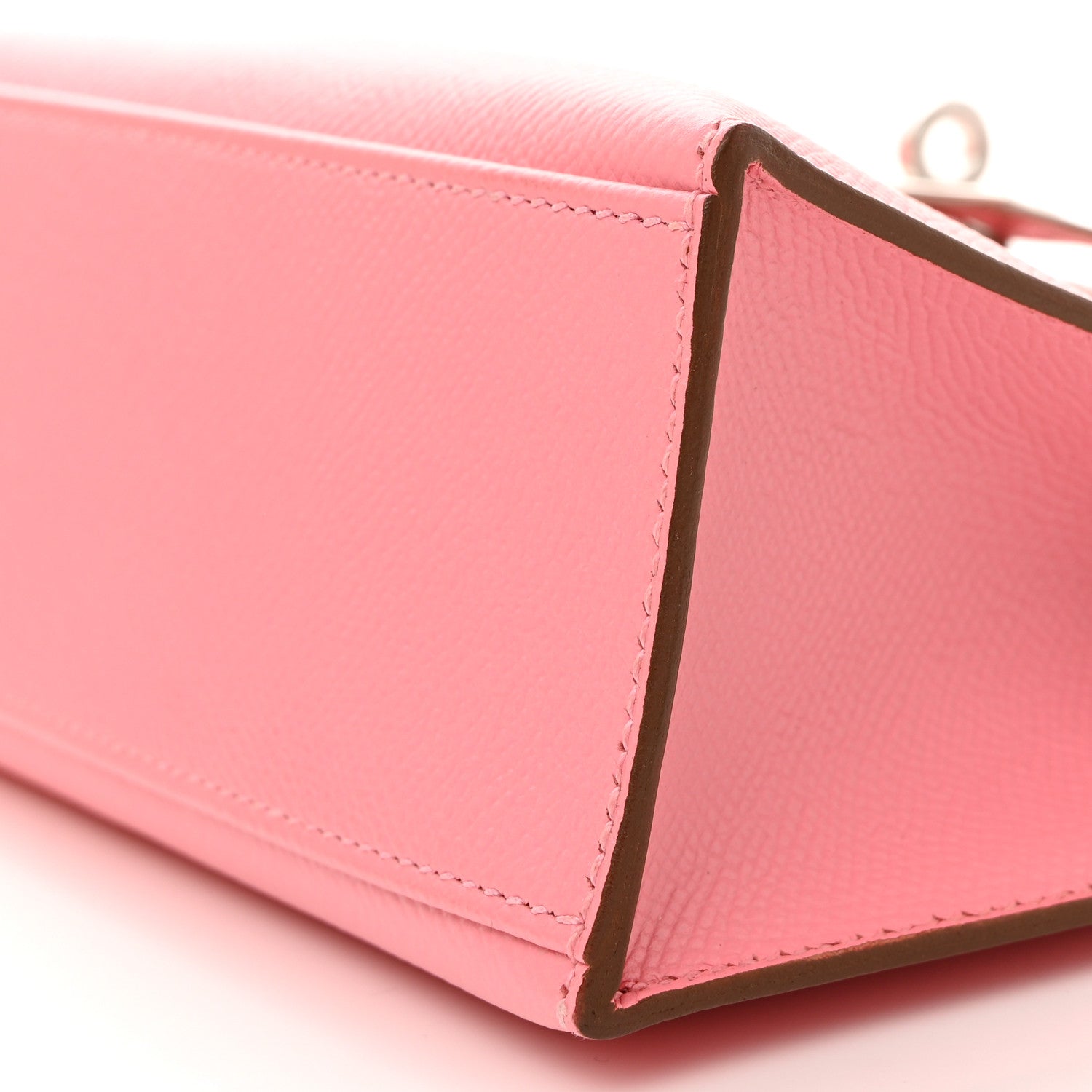 Hermes Epsom Kelly Pochette Clutch Rose Confetti 9 of 13