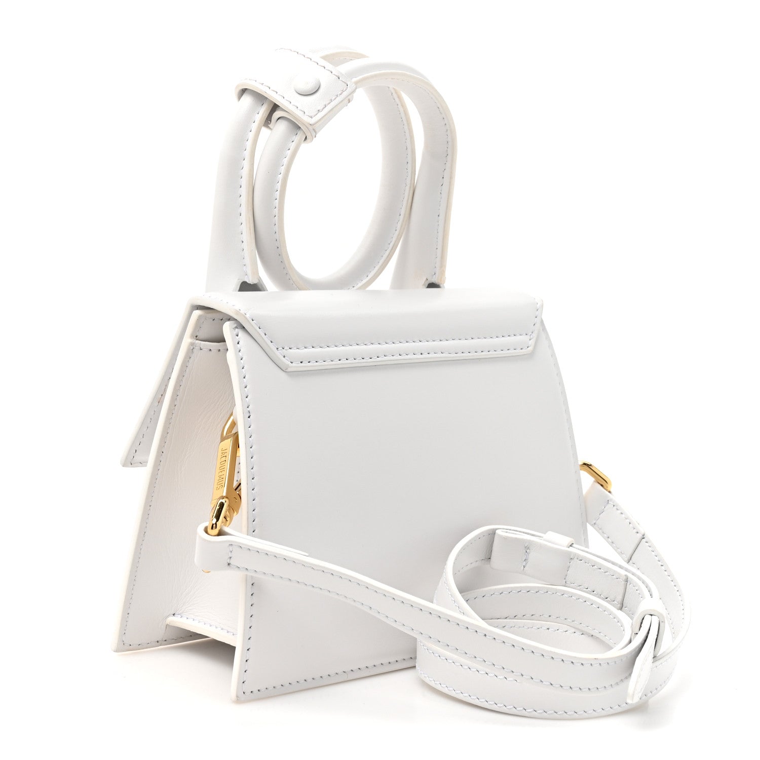 Jacquemus Smooth Calfskin Le Chiquito Noeud White 3 of 12
