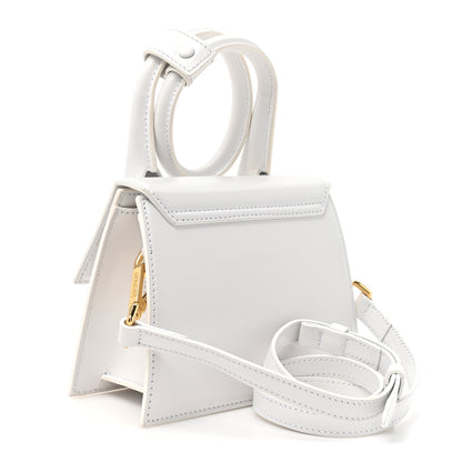 Jacquemus Smooth Calfskin Le Chiquito Noeud White 3 of 12