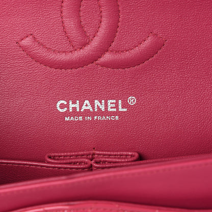 Chanel Patent Quilted Medium Double Flap Fuchsia 5 of 9