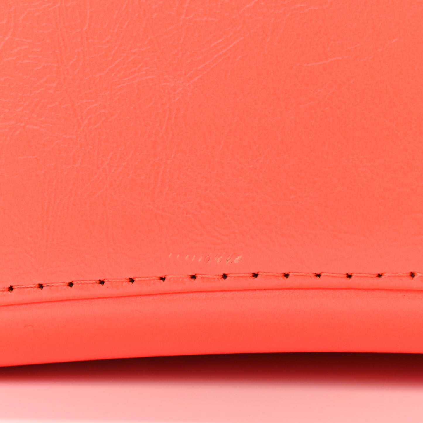 Goatskin Quilted Small Gabrielle Hobo Orange