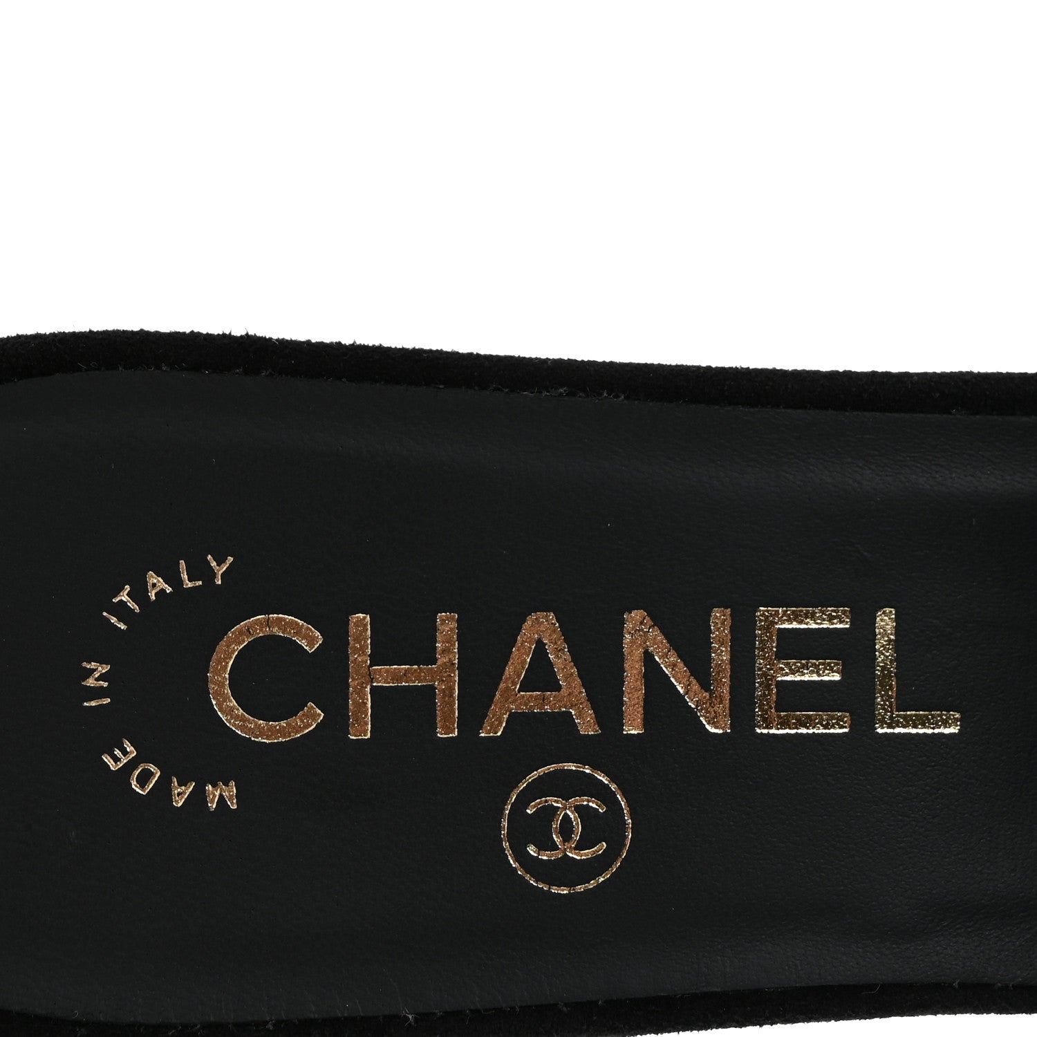 Chanel Suede Kidskin Grosgrain Sandals 39 Black 8 of 12