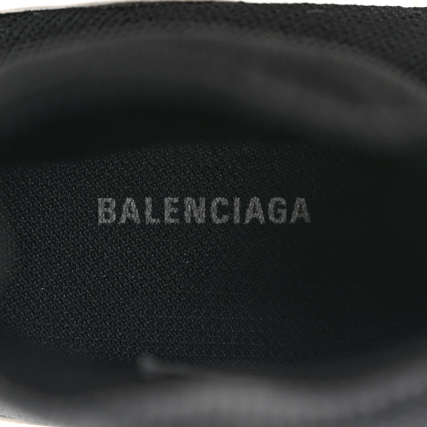 Balenciaga Neoprene Knit Womens Speed Sneakers 37 Black White 8 of 8