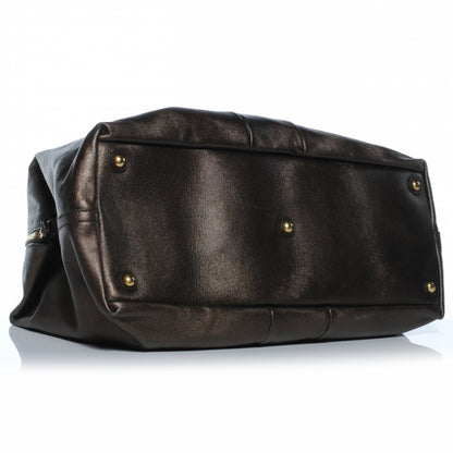 Saint Laurent Fur Embossed Medium Easy Sac Brown 4 of 7