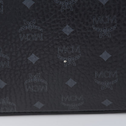 MCM Visetos Medium Side Studs Stark Backpack Black 12 of 15