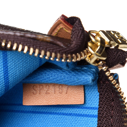Louis Vuitton Monogram My LV Heritage Mini Pochette Accessories Vert Clair Blue Clair 7 of 8