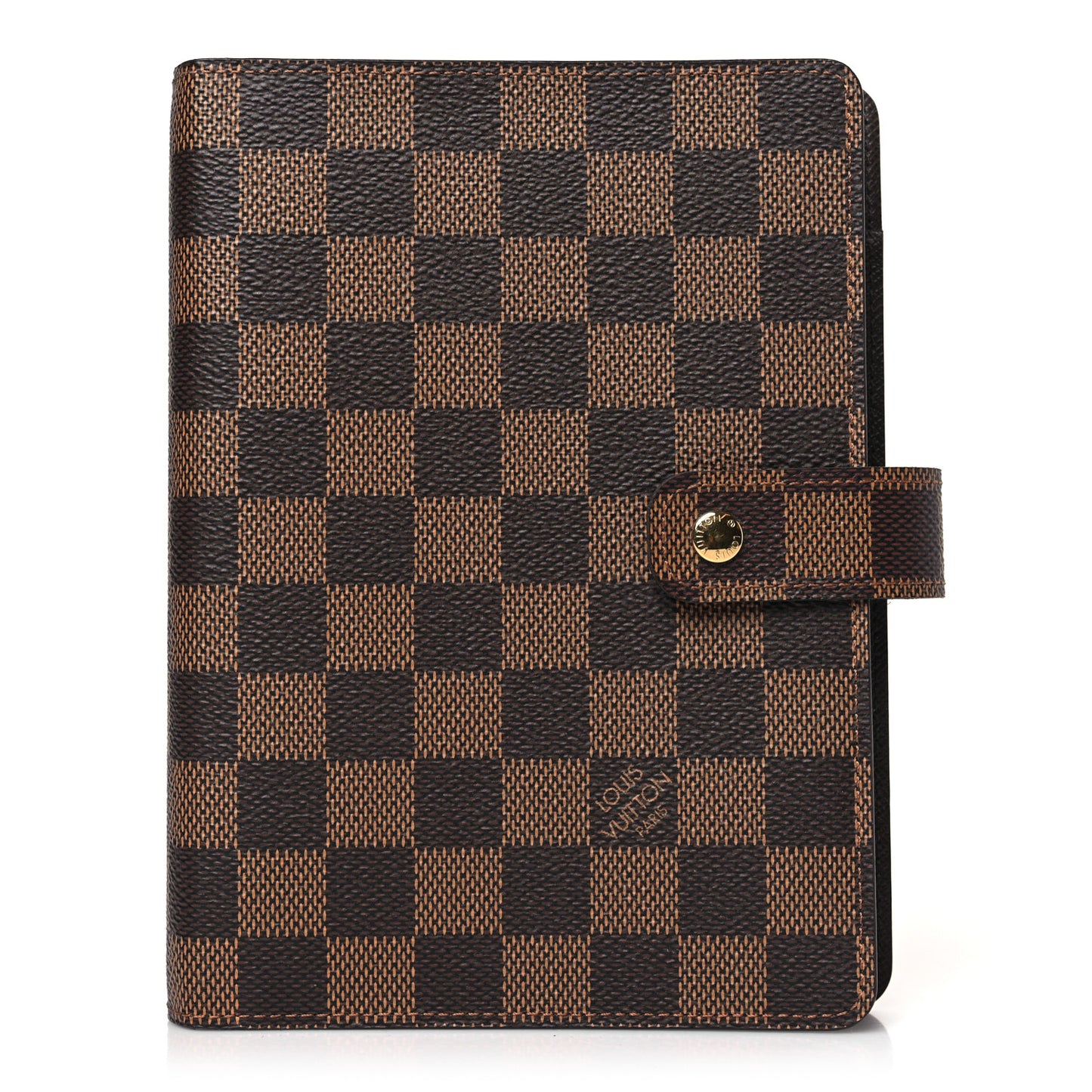 Damier Ebene Medium Ring Agenda Cover