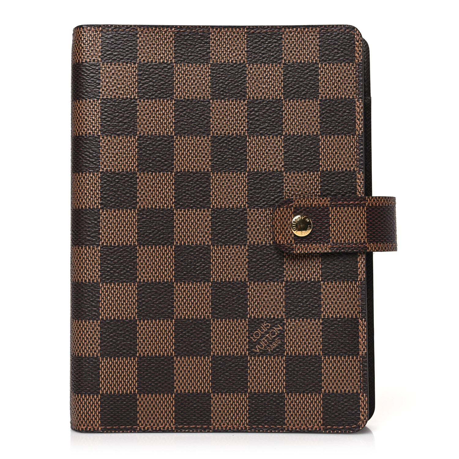 Louis Vuitton Damier Ebene Medium Ring Agenda Cover 1 of 8