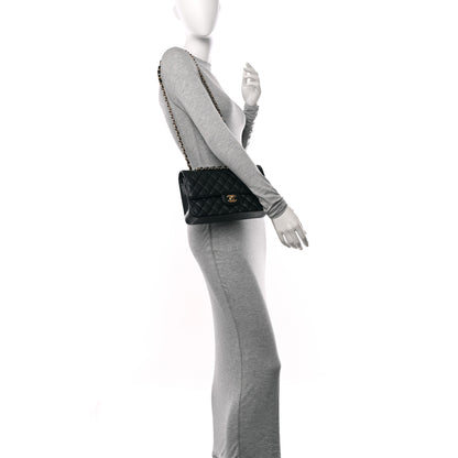 Chanel Caviar Quilted Medium Double Flap Black 2 of 13