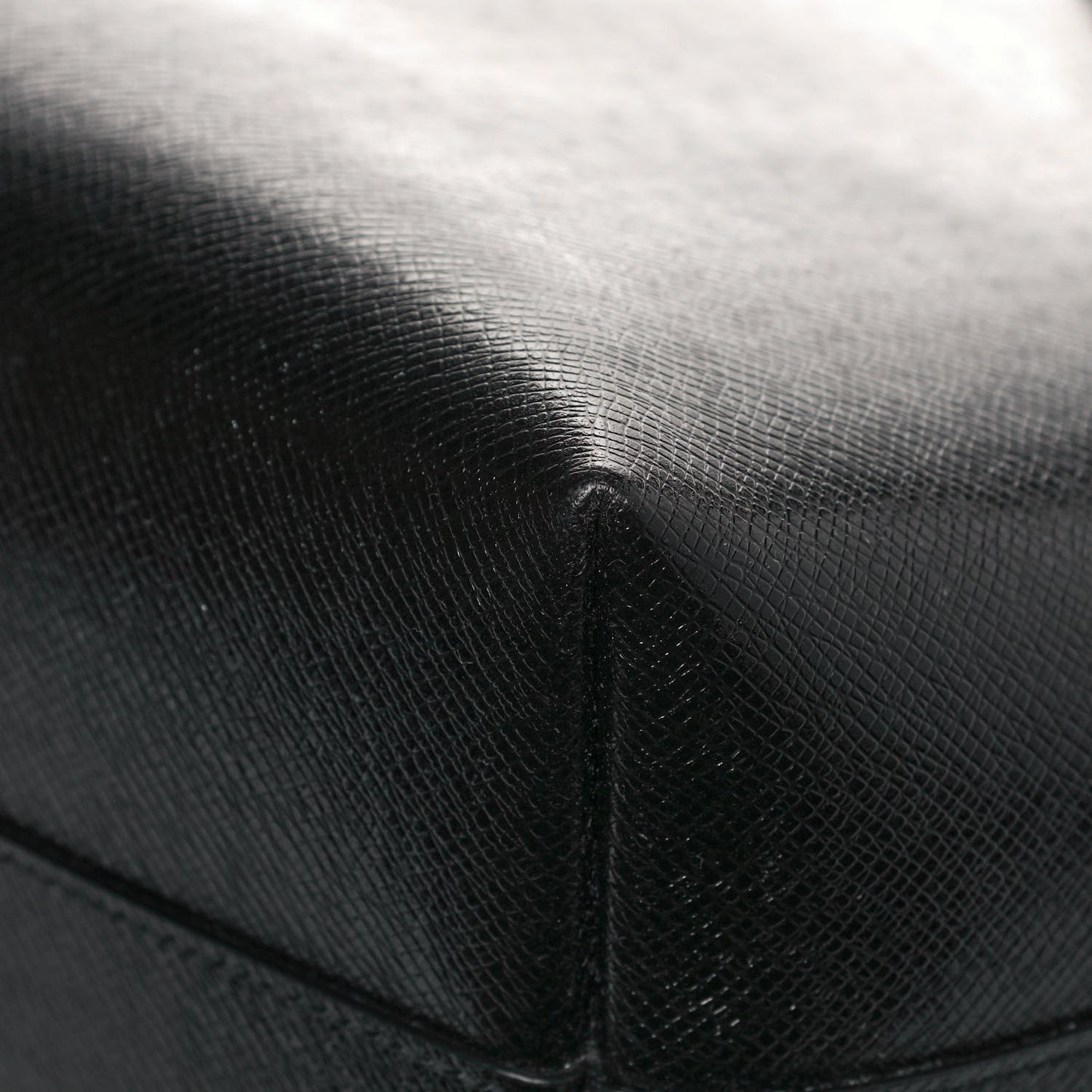 Calfskin Large Shopping Tote Black