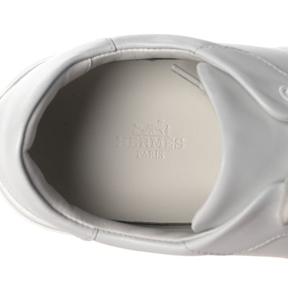 Hermes Calfskin Day Sneakers 38 White 7 of 8
