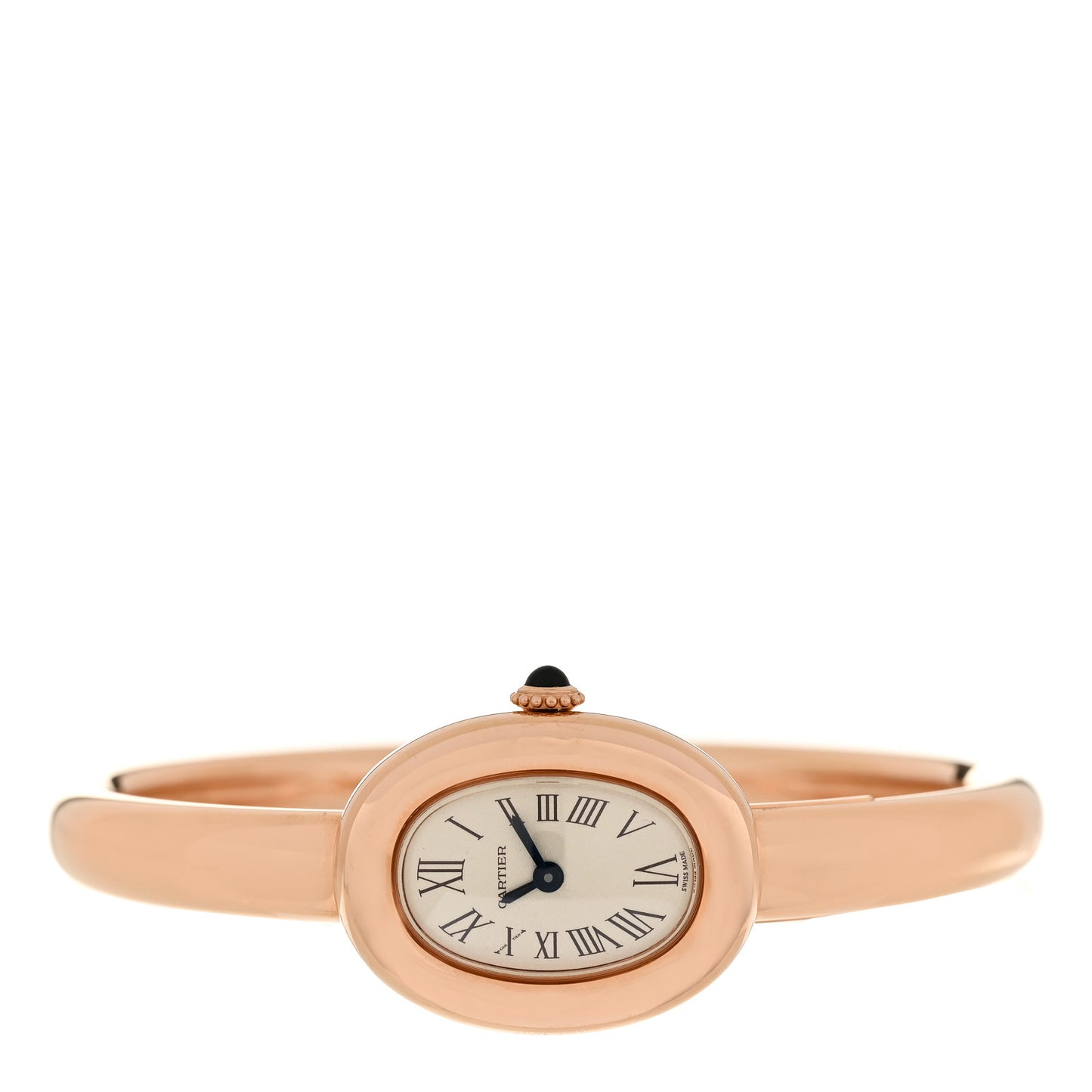 18K Pink Gold 19mm Baignoire Quartz Watch 15
