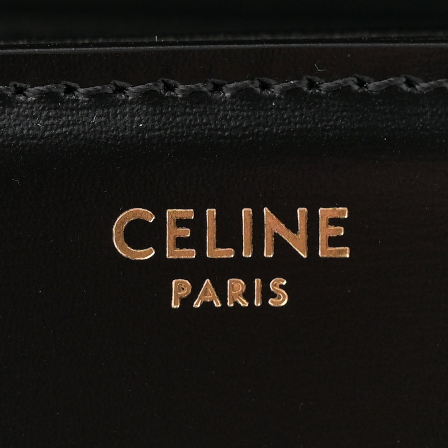 Shiny Calfskin Medium Triomphe Black