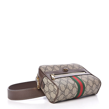Gucci GG Supreme Monogram Web Small Ophidia Belt Bag 105 42 Dark Brown 4 of 9