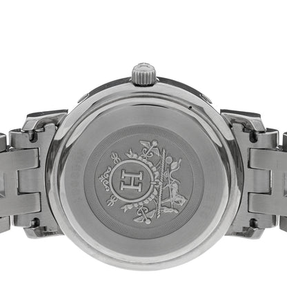 Hermes Stainless Steel Mother of Pearl 24mm Clipper Quartz Watch 4 of 4