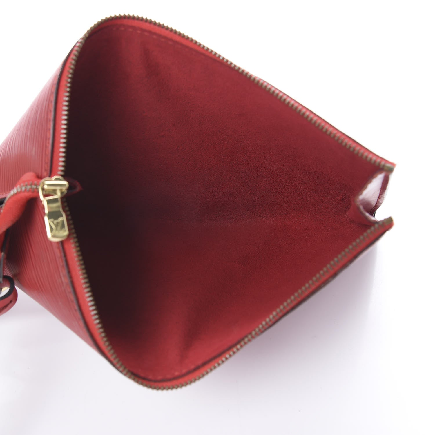 Louis Vuitton Epi Pochette Accessories 24 Castillan Red 4 of 5