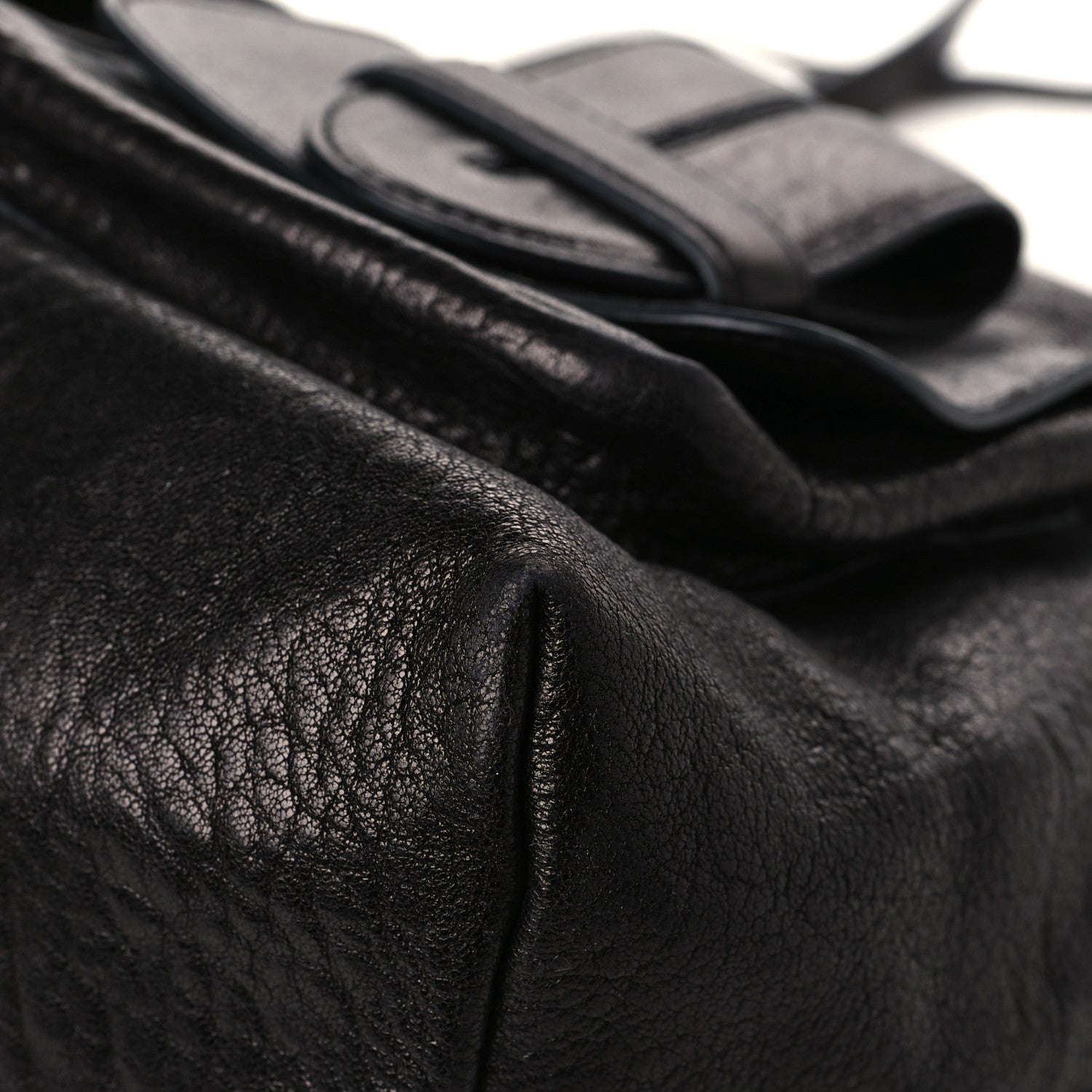 Chloe Leather Saskia Satchel Black 9 of 15