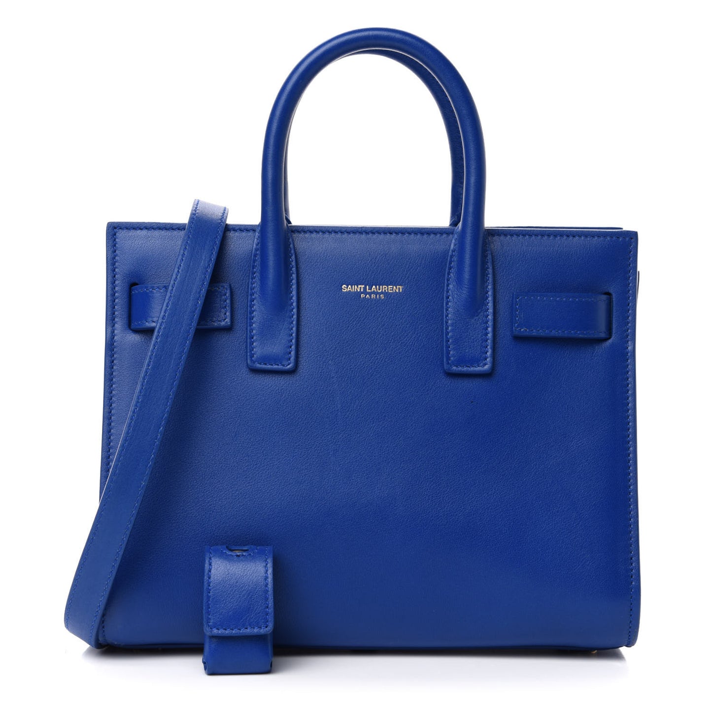 Calfskin Nano Sac De Jour Royal Blue