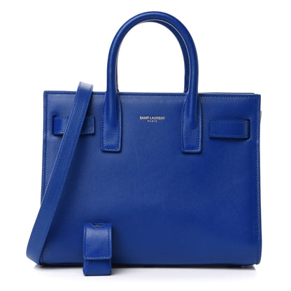 Saint Laurent Calfskin Nano Sac De Jour Royal Blue 4 of 11