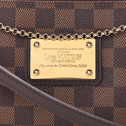 Louis Vuitton Damier Ebene Eva Clutch 12 of 15