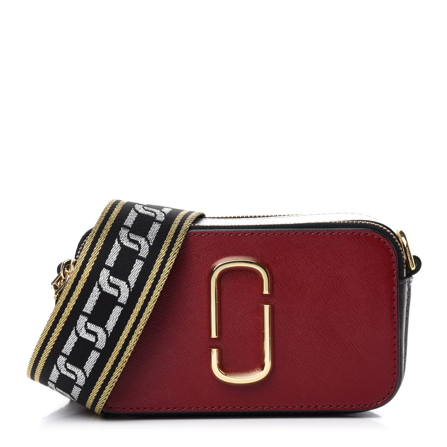 Marc Jacobs Saffiano Small Snapshot Camera Bag Red Multicolor 1 of 9
