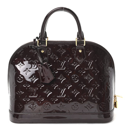 Louis Vuitton Vernis Alma PM Terre D'Ombre 1 of 9