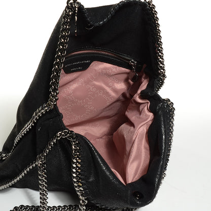 Stella McCartney Shaggy Deer Falabella Fold Over Tote Black 5 of 9